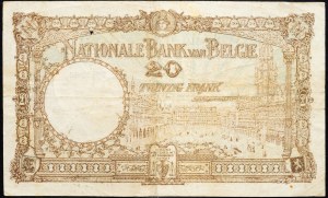 Belgique, 20 Francs 1931