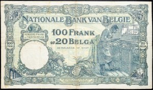 Belgien, 100 Francs 1931