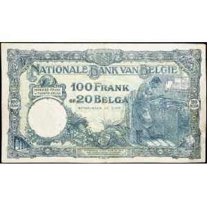 Belgium, 100 Francs 1931