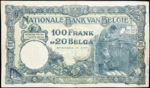 Belgium, 100 Francs 1931