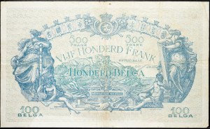 Belgia, 500 franków 1931