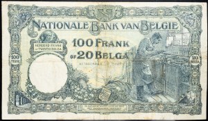 Belgicko, 100 frankov 1932