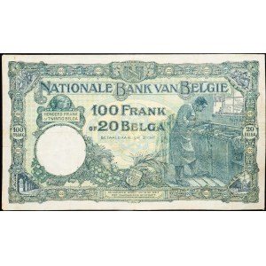 Belgien, 100 Francs 1932