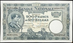 Belgique, 100 Francs 1932