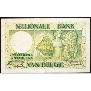 Belgien, 50 Francs 1933