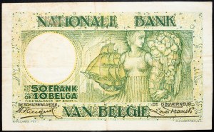 Belgio, 50 franchi 1933