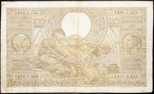 Belgie, 100 franků 1934