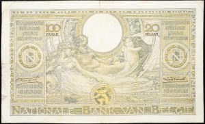 Belgium, 100 Francs 1934