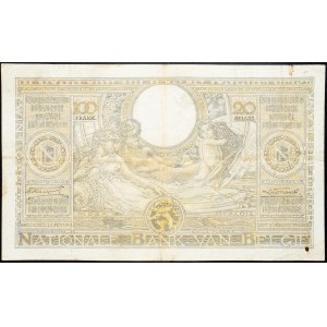 Belgien, 100 Francs 1934