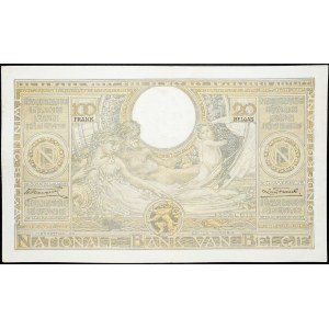 Belgien, 100 Francs 1934