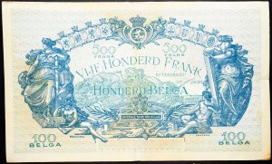 Belgien, 500 Francs 1934