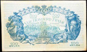 Belgium, 500 Francs 1934
