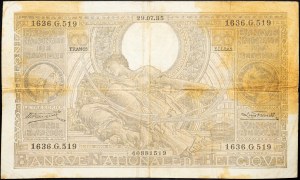 Belgique, 100 Francs 1935