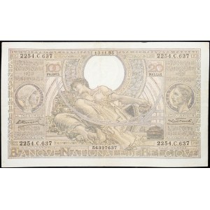 Belgium, 100 Francs 1935