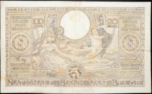 Belgie, 100 franků 1936