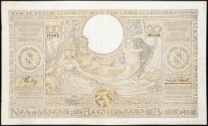 Belgium, 100 Francs 1936