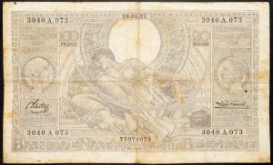 Belgien, 100 Francs 1937