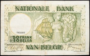 Belgio, 50 franchi 1938