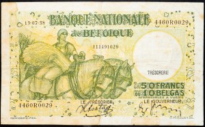 Belgium, 50 Francs 1938