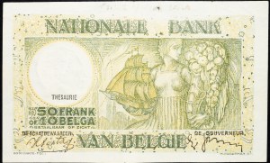 Belgia, 50 franków 1938