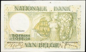 Belgicko, 50 frankov 1938