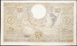 Belgique, 100 Francs 1938