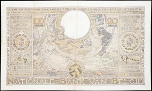 Belgia, 100 franków 1938