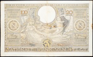 Belgie, 100 franků 1938