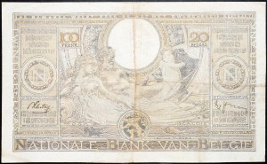 Belgique, 100 Francs 1939