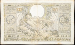 Belgie, 100 franků 1939