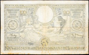 Belgio, 100 franchi 1939
