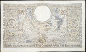 Belgia, 100 Frank 1939