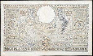 Belgicko, 100 Frank 1939