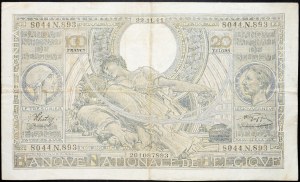 Belgie, 100 franků 1941