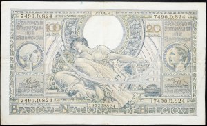 Belgium, 100 Francs 1941