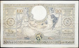 Belgicko, 100 frankov 1941