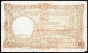 Belgio, 20 franchi 1941