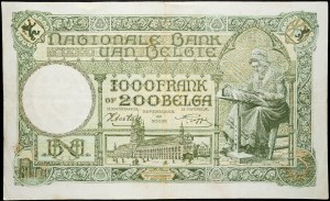Belgium, 1000 Francs 1941