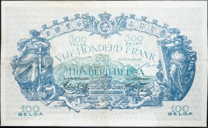 Belgia, 500 franków 1941