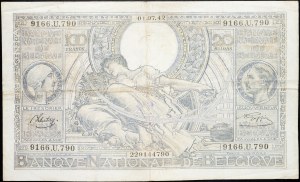 Belgia, 100 Frank 1942 r.