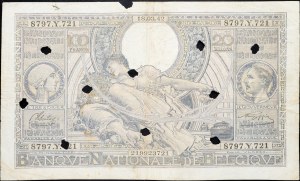 Belgien, 100 Francs 1942