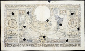 Belgie, 100 franků 1942