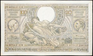 Belgium, 100 Francs 1942