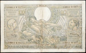 Belgien, 100 Francs 1942