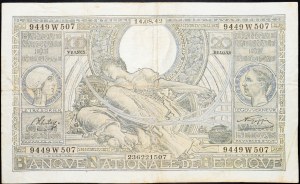 Belgium, 100 Francs 1942