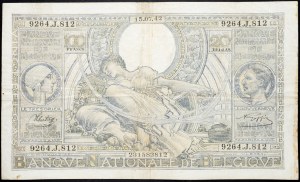 Belgium, 100 Francs 1942