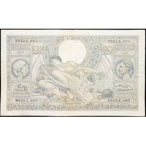 Belgium, 100 Francs 1942