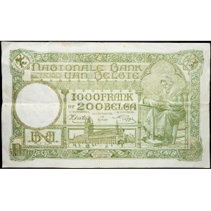 Belgium, 1000 Francs 1942