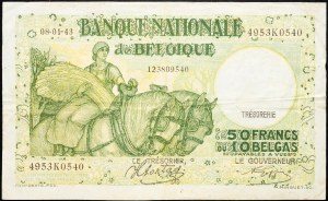 Belgique, 50 Francs 1943