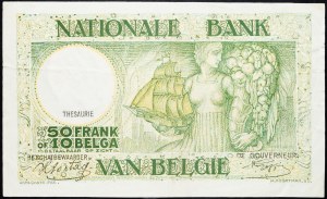 Belgie, 50 franků 1943
